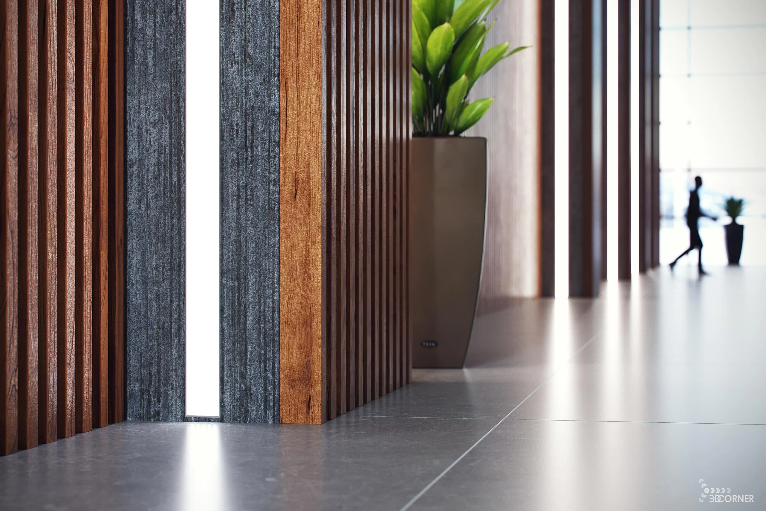 visualization photorealistic interior hall museum closeup product 3dcorer