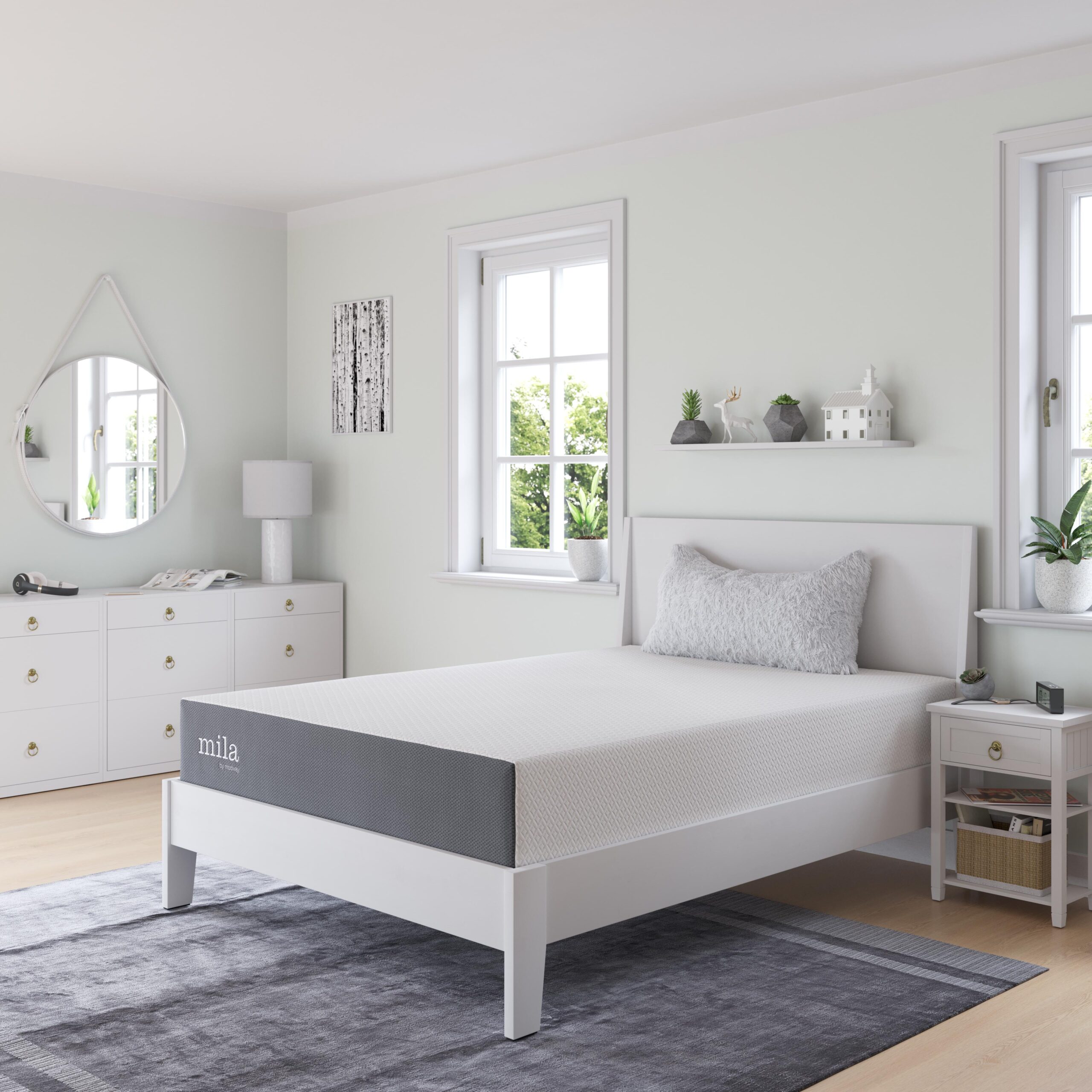 3d visualization cgi product mattress teens bedroom beauty 3d corner