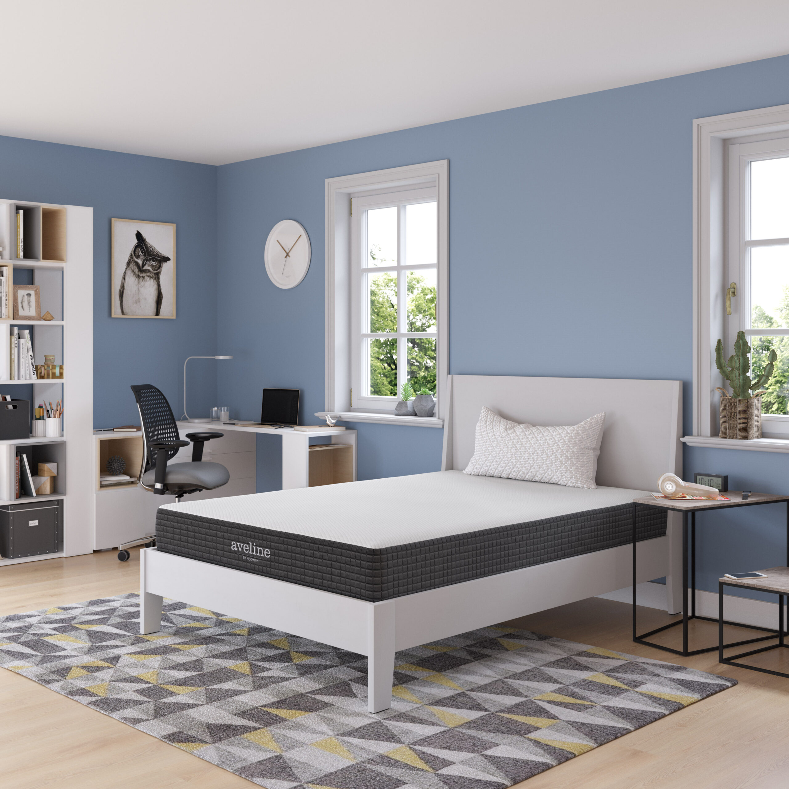 3d visualization cgi product mattress teens bedroom beauty 3d corner