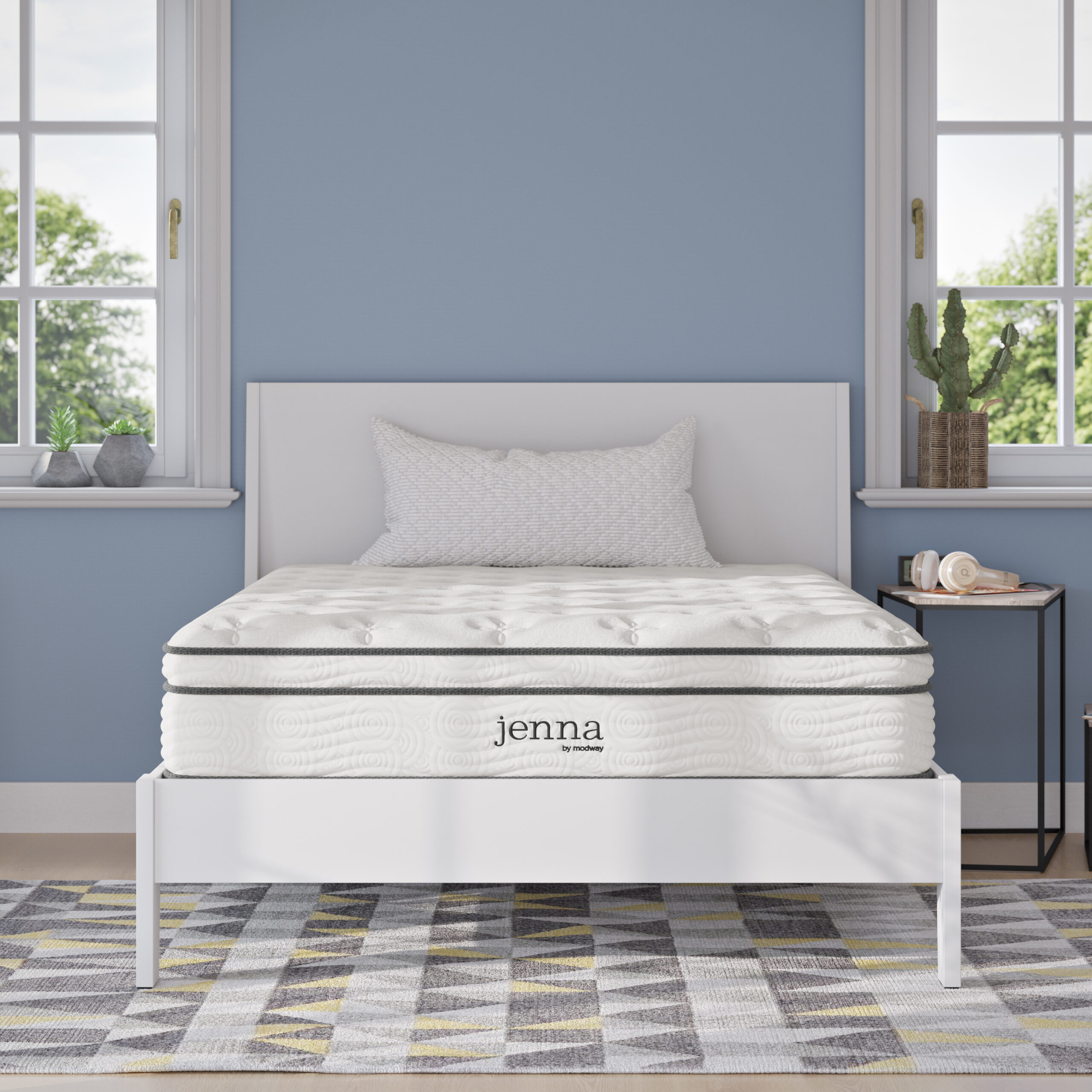 3d visualization cgi product mattress teens front bedroom beauty 3d corner