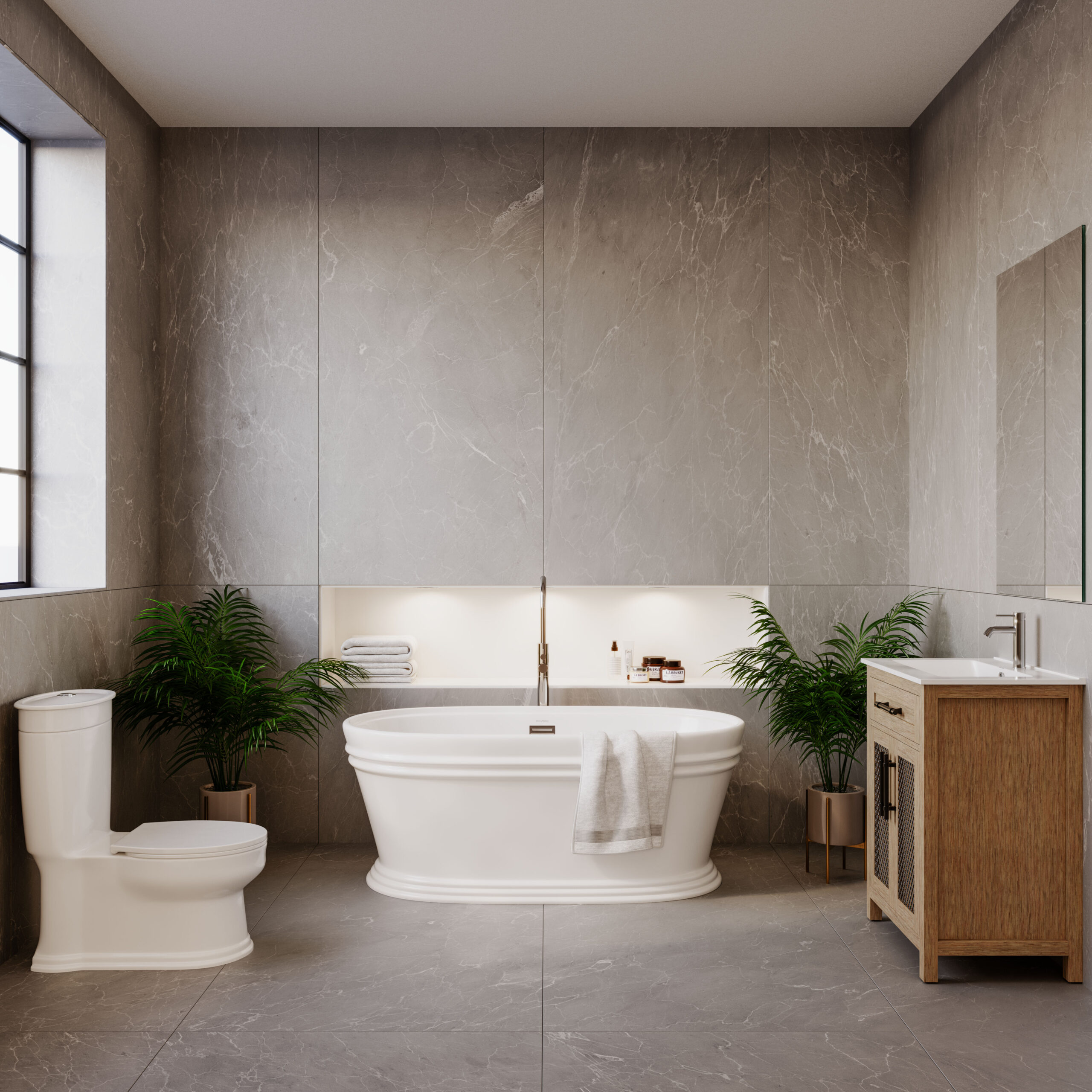 3D rendering visualization cgi bathroom fixtures company