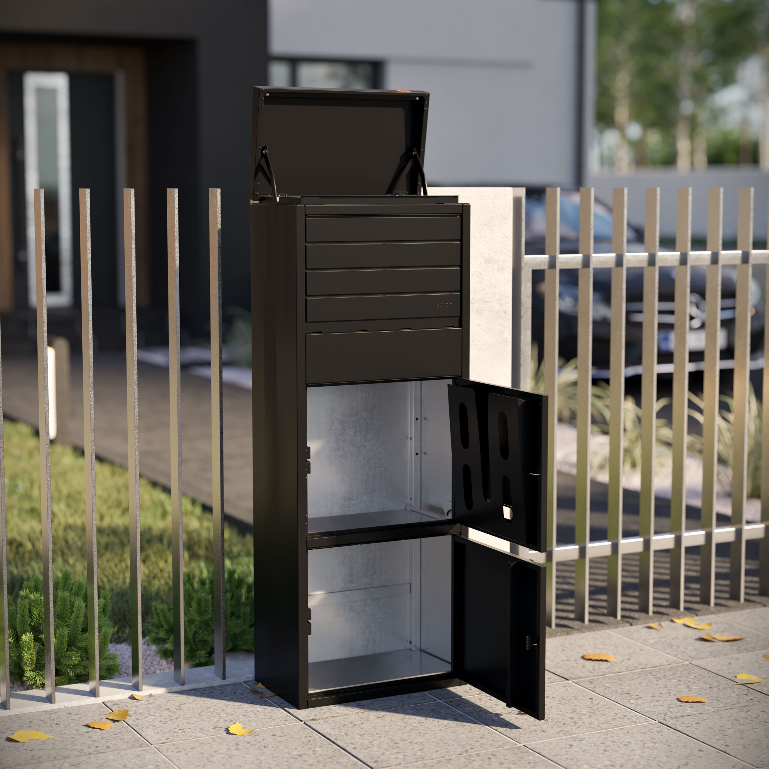 tin box rendering 3d visualization exterior product